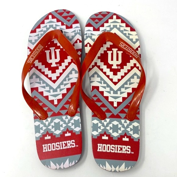Indiana Hoosiers Aztec Flip Flop By Foco Brand